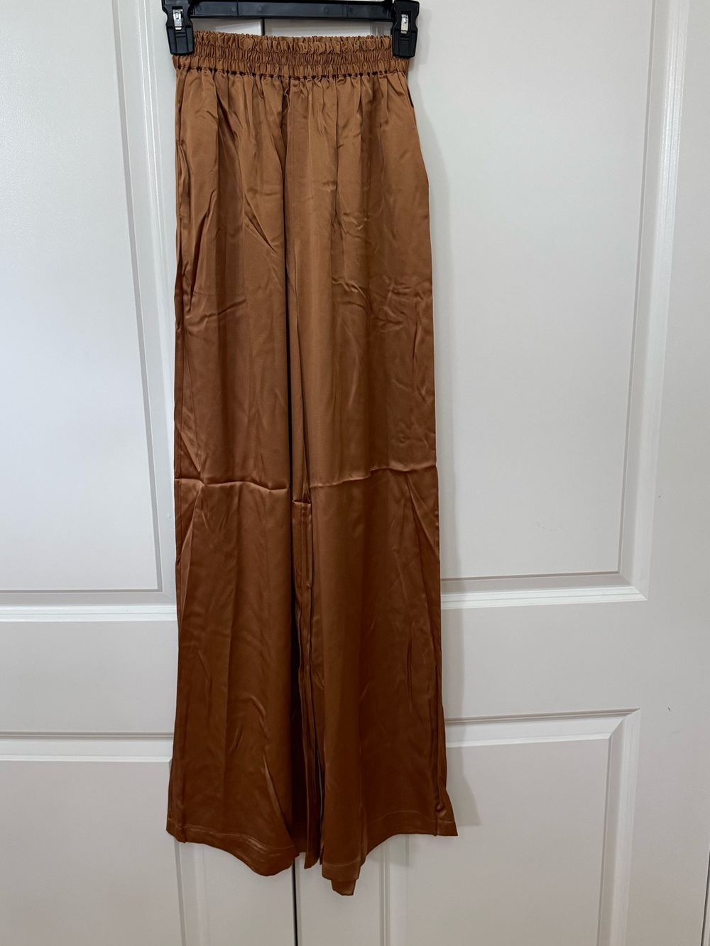 NAKEDCASHMERE 100% Silk Wide-Leg Pants – XS – NWT
